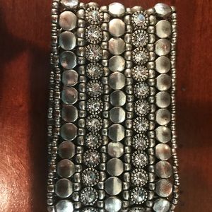 Bracelet silver with stones